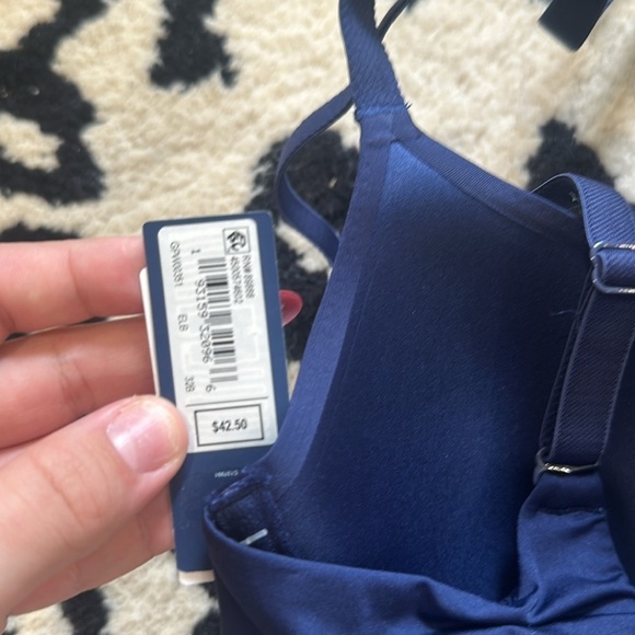 NWT Gap Body T-shirt Bra in navy - Picture 8 of 9